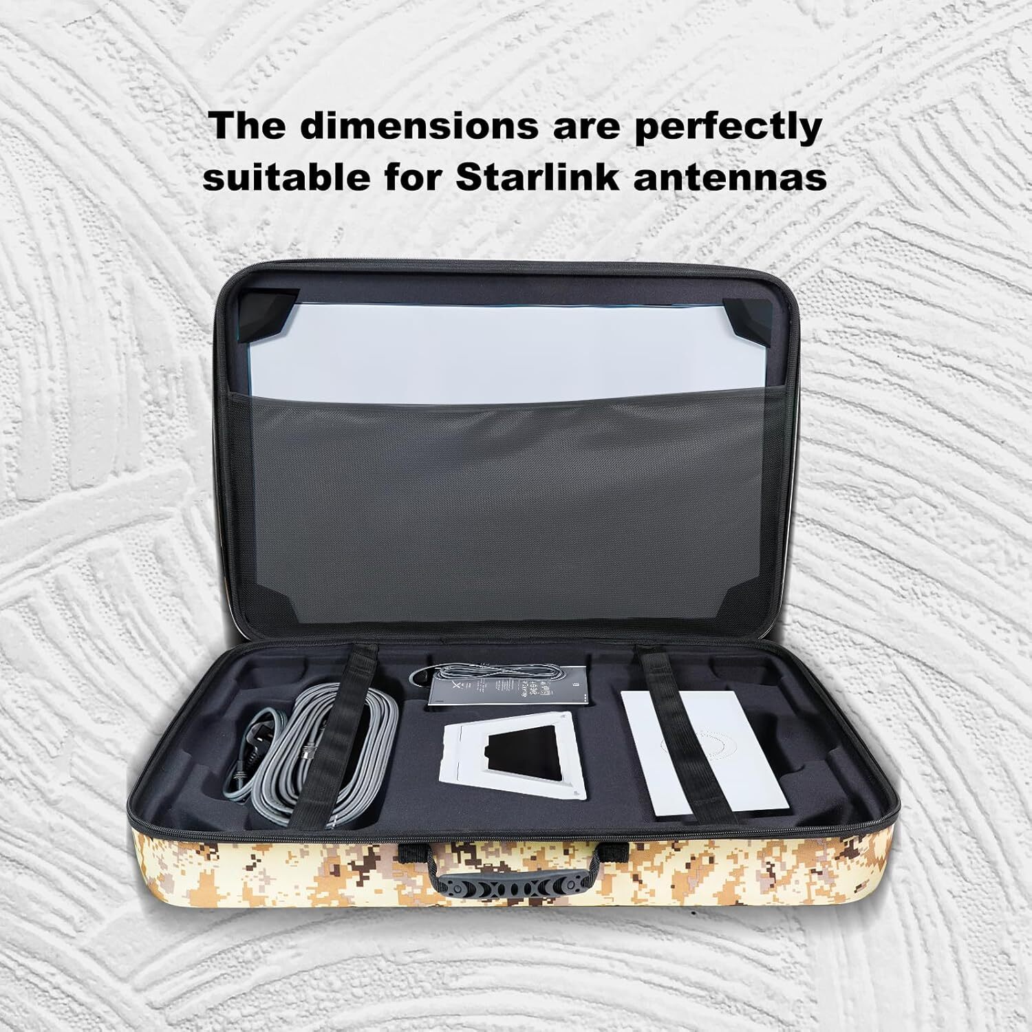 Starlink Gen3 Case for Mount Dish Kit V3-Waterproof Hard Travel Case Lightweight
