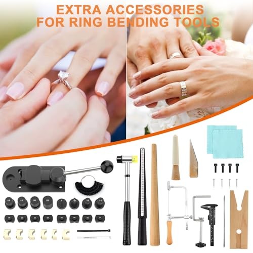 Ring Bender Tool Ring Bending Tool, Spoon Rings Maker Machine Jewelry Black 2