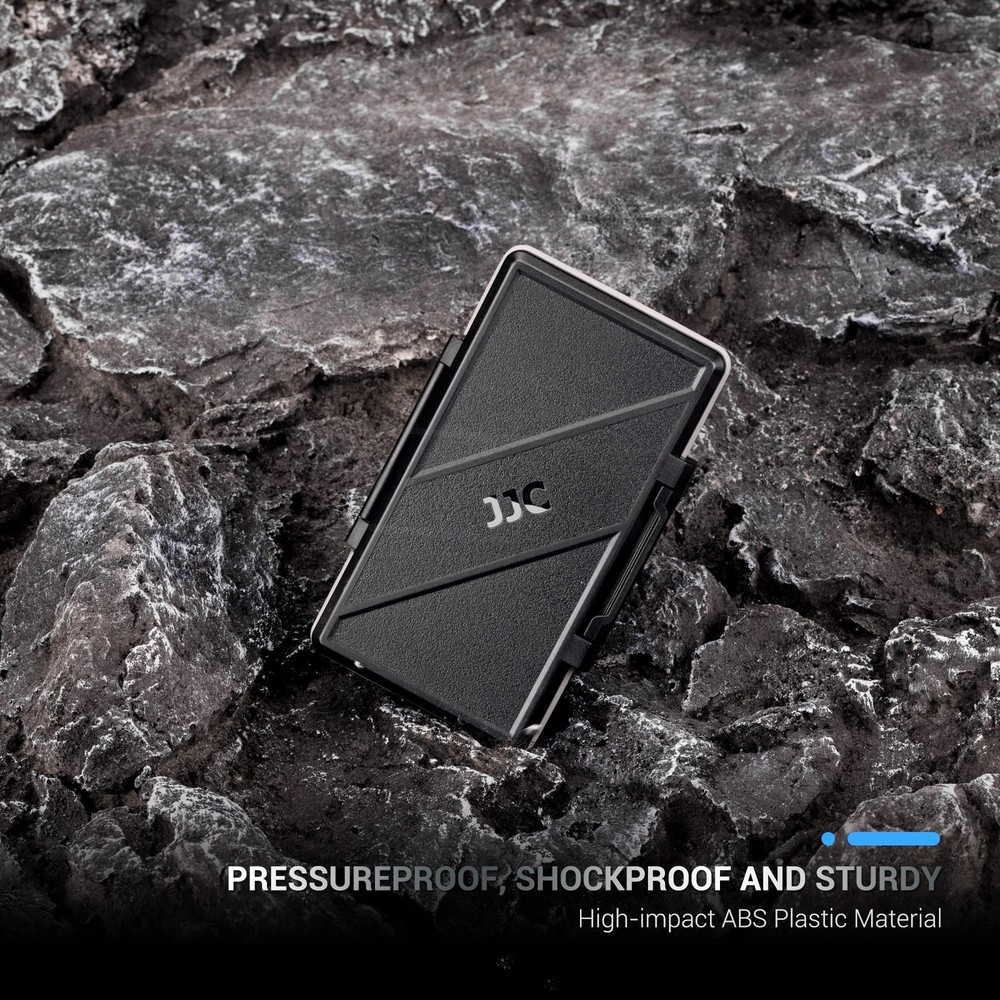 30 Slots Micro Sd Card Case With Index Label, Water Resistant & Shockproof Micro