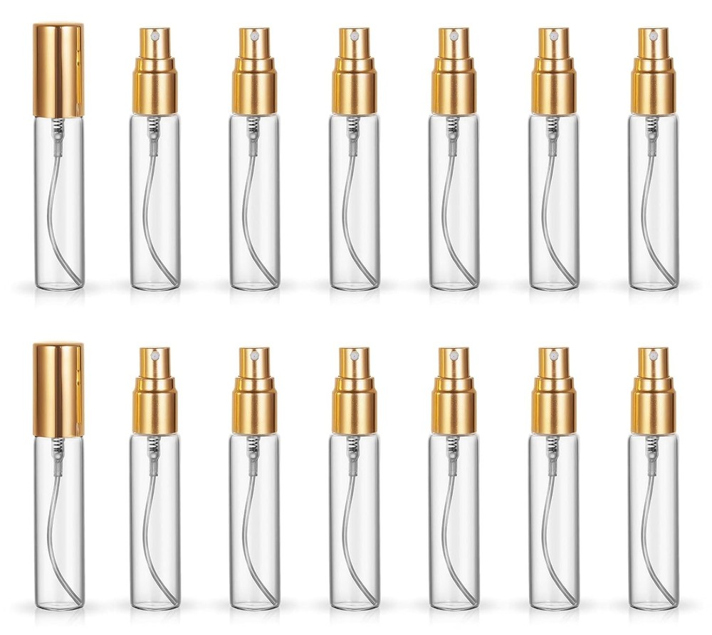 20 Pack Set 10ML Protable Refill Bulk Atomizer Spray Travel Perfume Bottle