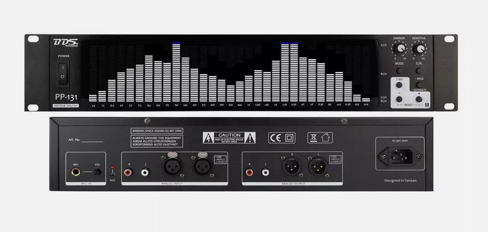 BDS PP-131 31-Segment Audio Spectrum Analyzer | Studio Audio Visualizer Meter