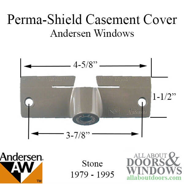 Andersen Window - Perma-Shield Casement Lexan Operator Cover # 7191 Stone