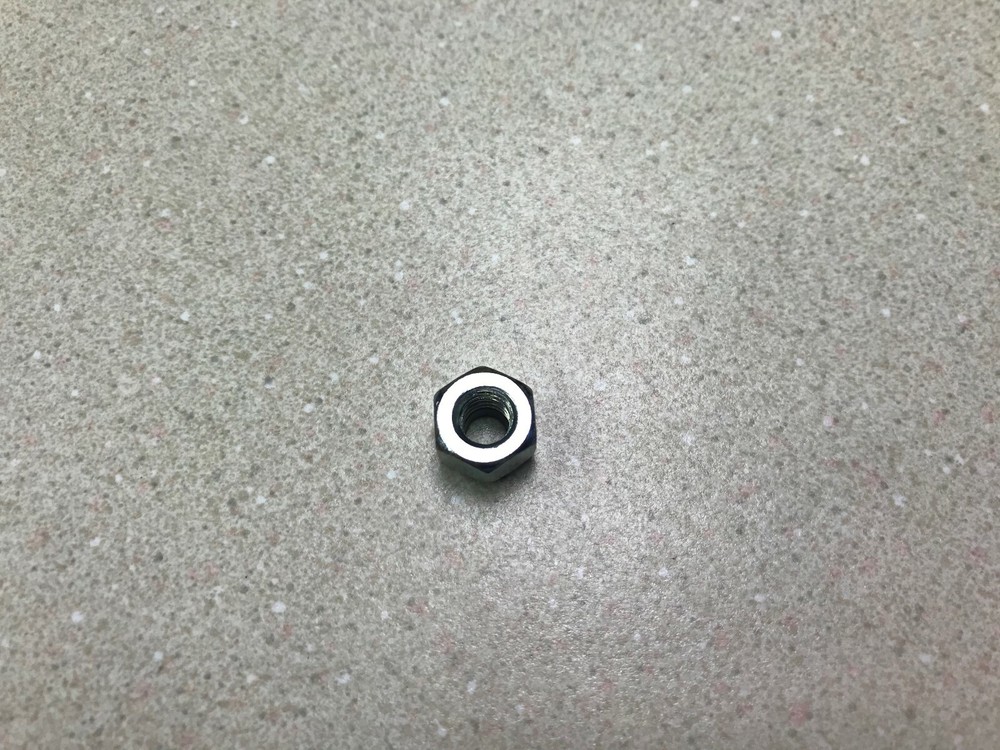 1/4-20 ZINC NYLON INSERT STOP LOCK NUT - 50 PACK