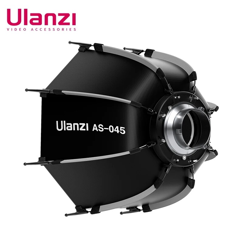 Ulanzi AS-045 45cm Octagonal Softbox Bowens Mount Honeycomb for Flash Led Light