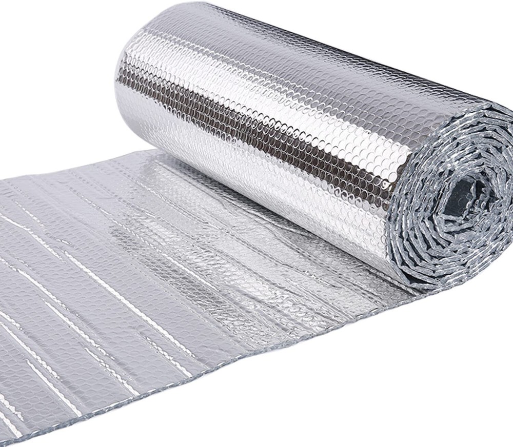 Reflective BUBBLE Foil Insulation RADIANT Barrier 2FT x 10ft FIRE RESISTANT R8