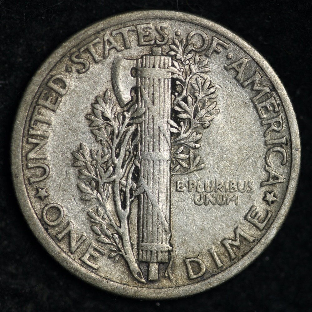 1920 Mercury Silver Dime CHOICE AU E175 GTM