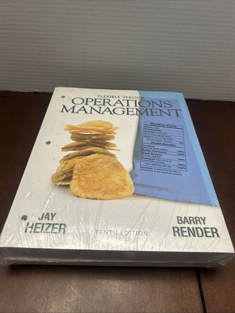Operations Management (10th Edition) by Heizer, Jay|Render, Barry SEALED SET
