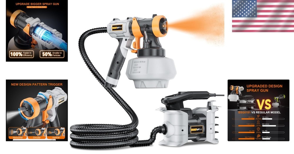 PowerPro 700W HVLP Paint Sprayer—Precision & Efficiency for Every Project