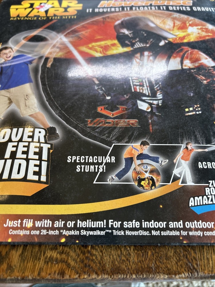 Darth Vader Trick HoverDisc Inflatable Hover Floats Defies Gravity Star Wars