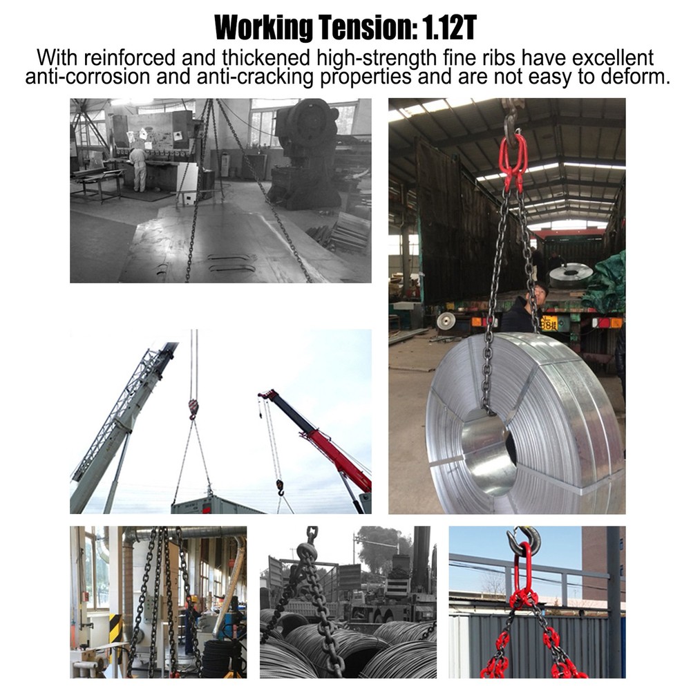 Slip Hook Safty Lock Self Locking Eye Type Lifting Hooks Working Tension 1.12T❀