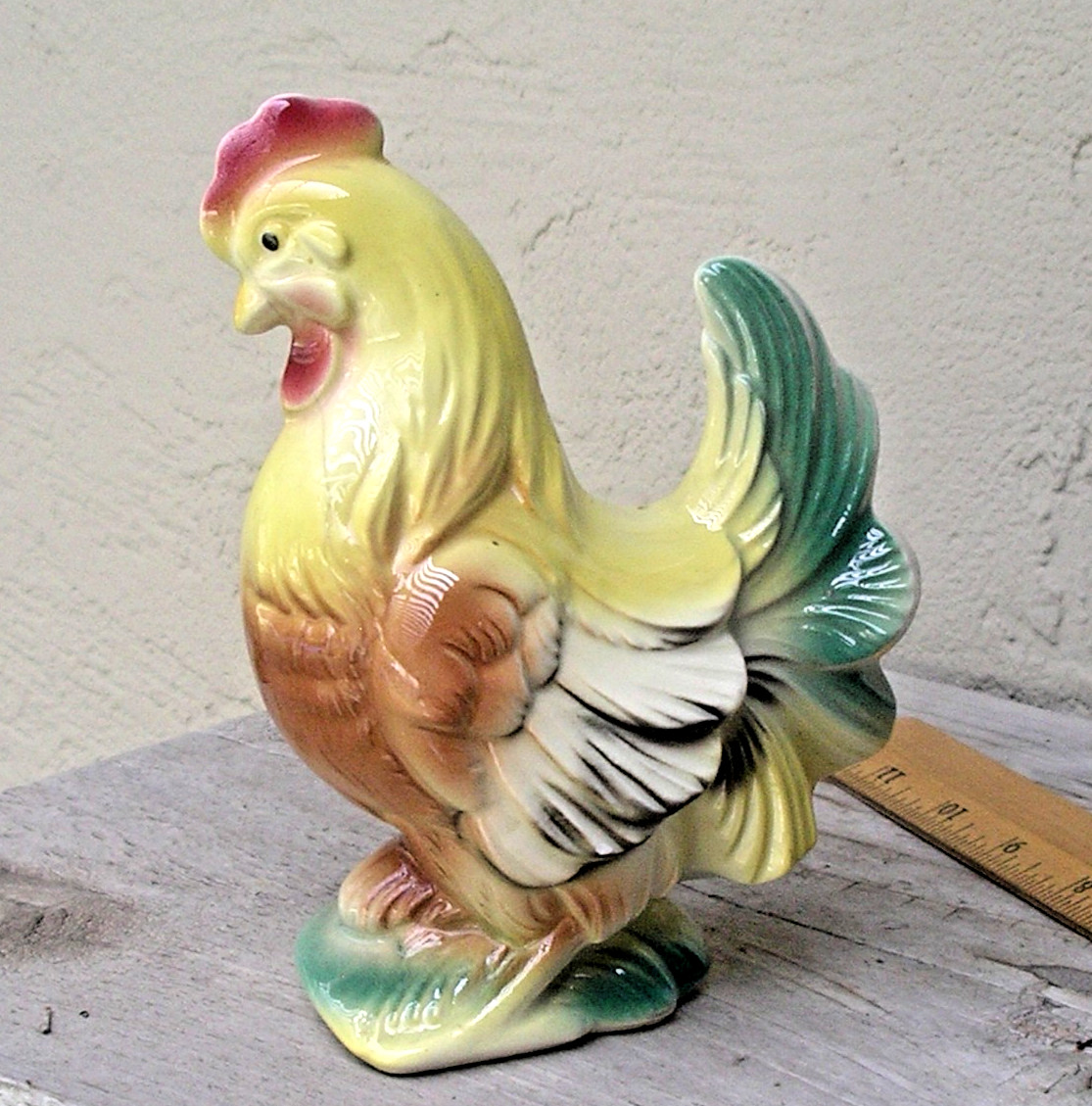 Vtg Chicken Figure Hen Rooster