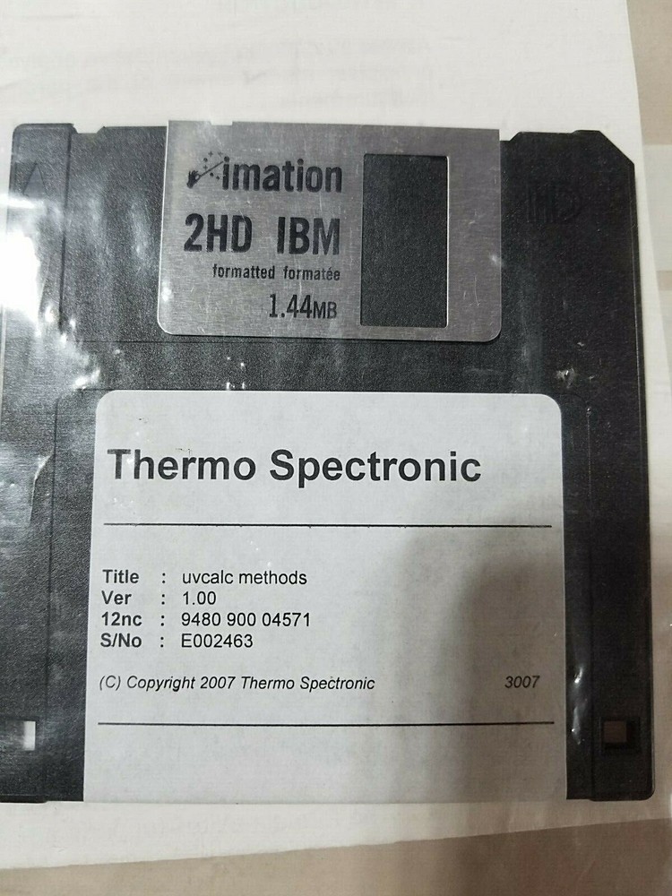 Thermo Electron / Scientific / Spectronic UVCALC Methods Software 948090004571
