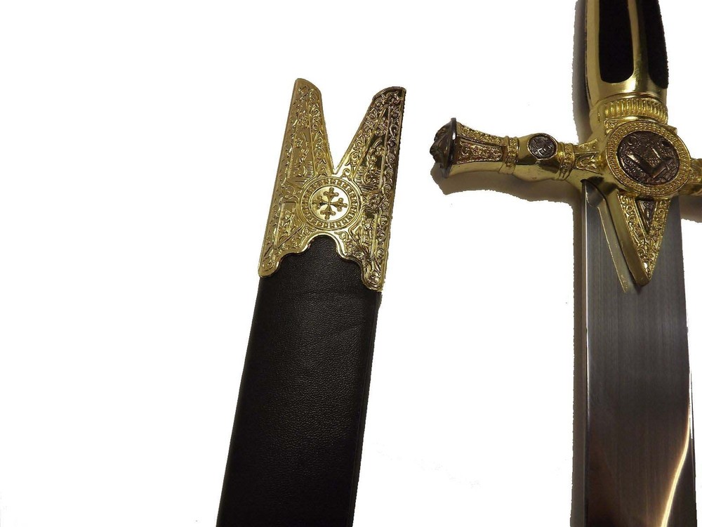 NEW Masonic Dagger Templar Knight Freemasonry Dagger (KE4915RD-1)