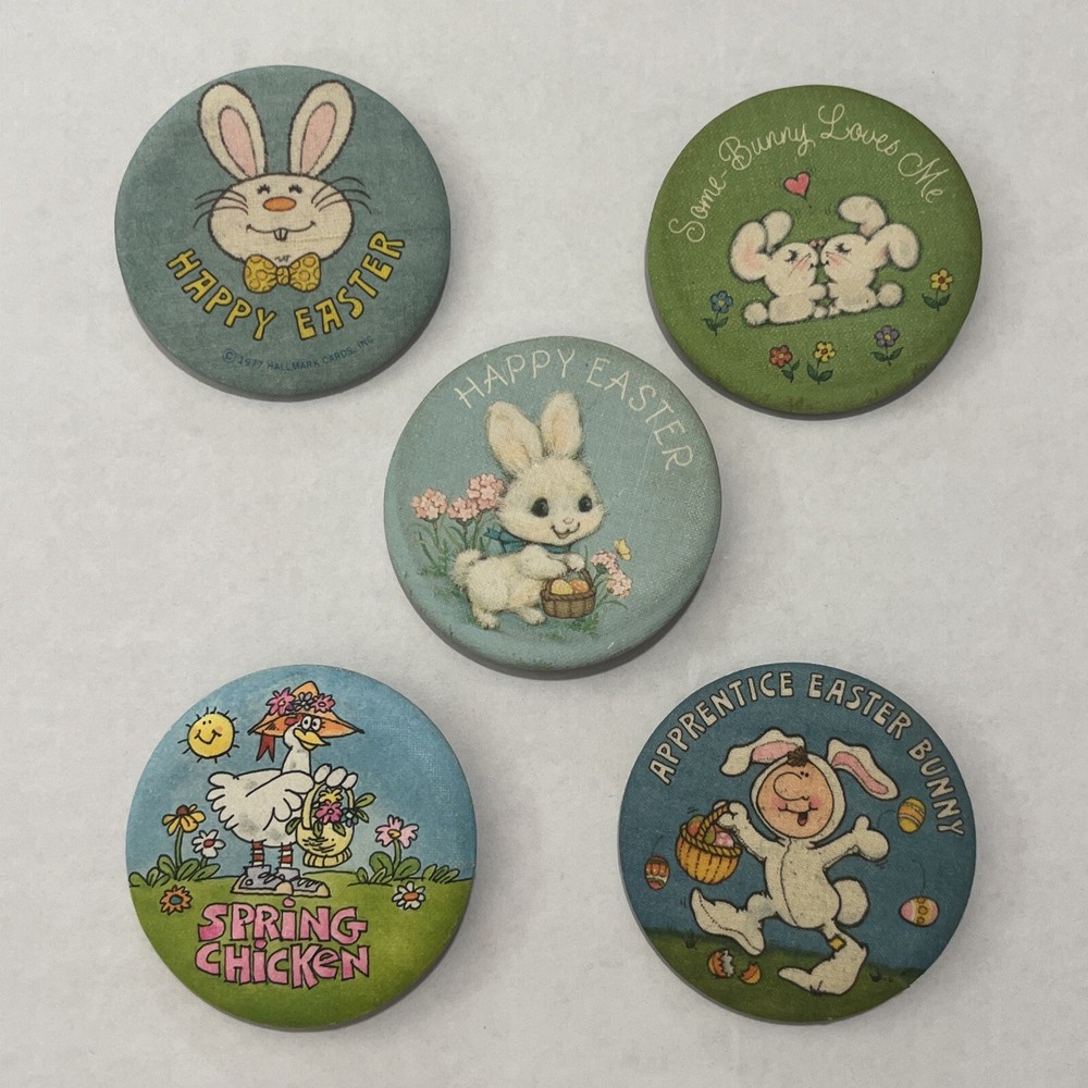 Hallmark 1979 - 1981 Easter Vintage Collectible Pins
