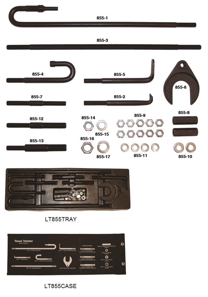 Lock Technology 855A Texas Twister Air Hammer Pulling Kit w/Case