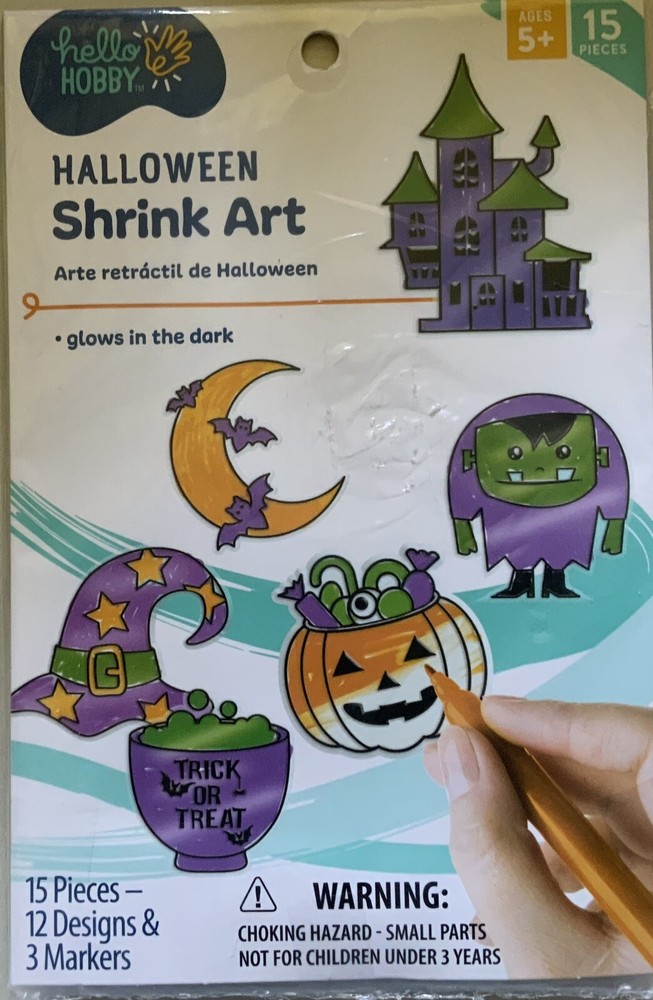 Halloween Shrink Art