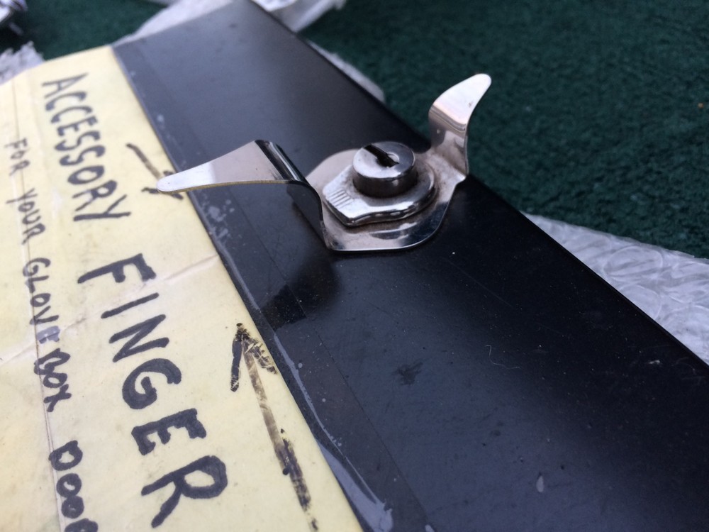 1939 Chevrolet Master / Deluxe Glove Box Lock opener Finger Pull