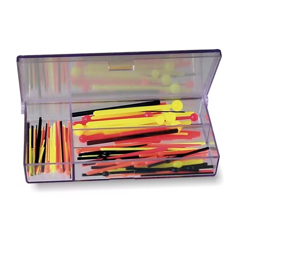 Stonfo Assorted Fishing Pole Float Stems Tips Antennae in Box ART 11