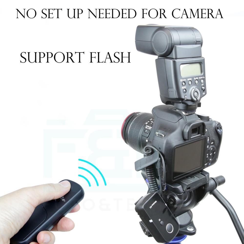 Shutter Release Wireless Remote 360 Angle 100M f/ Olympus E-M5 Mark II/E-M5/E-M1