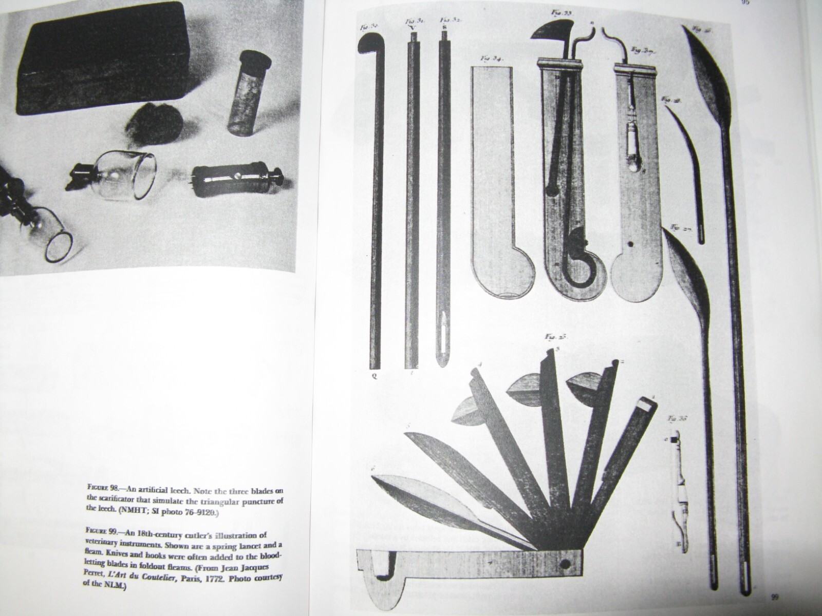 Spring Loaded Bloodletting Fleam Lancet Veterinary