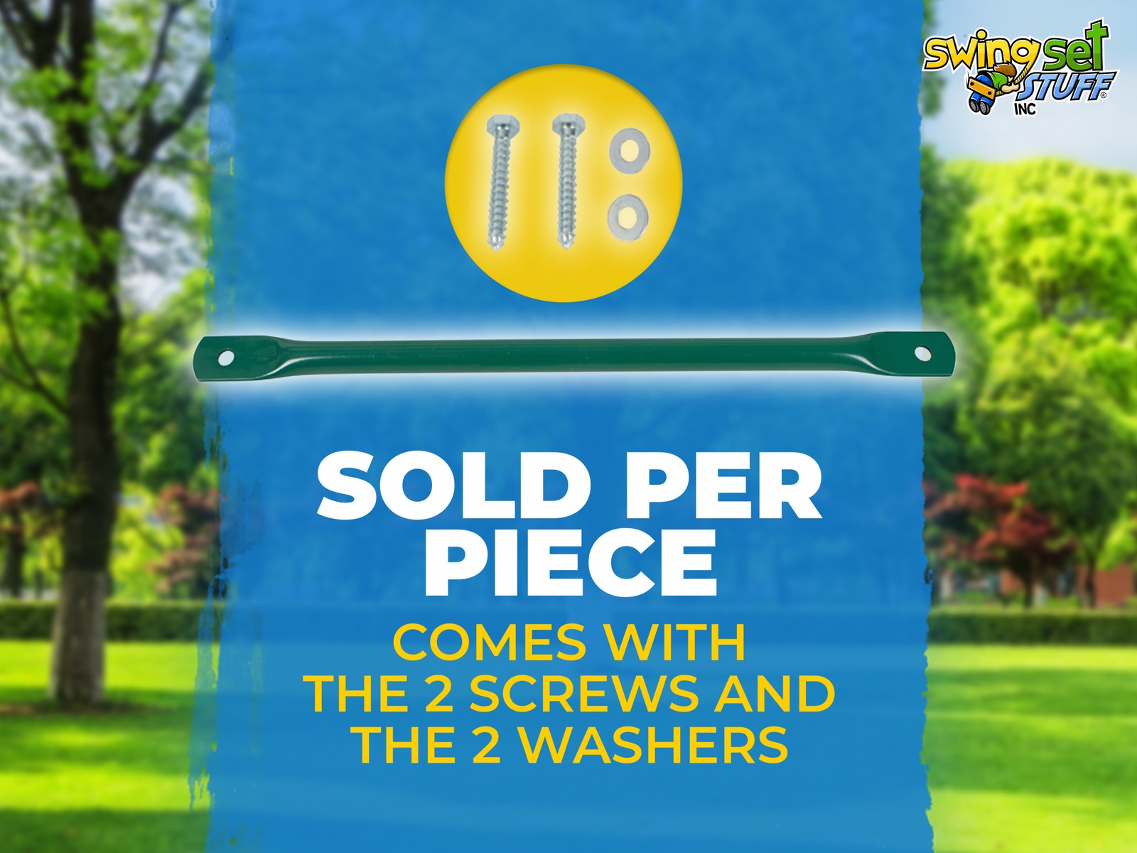 SWING SET STUFF MONKEY BAR (1 PIECE) WITH HARDWARE climb ladder accessories 0256