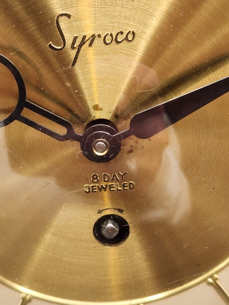 Syroco 8 day Jewel Wall Clock Movement - Working - Replacement