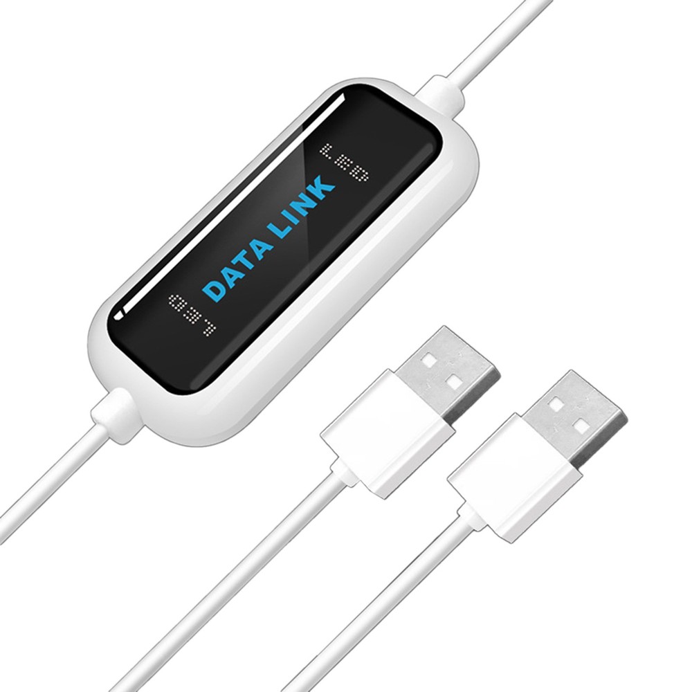 High Speed USB 2.0 PC to PC Data Transfer Sync Link Cable for Windows 10/11