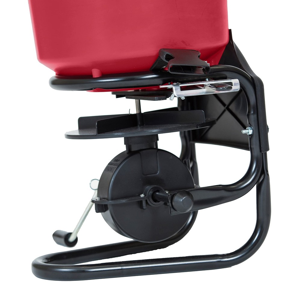 3100 40 LB Professional Chest Mount Hand Crank Broadcast Spreader Including E...