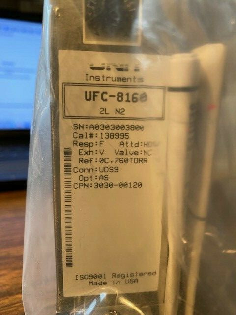 UNIT MFC MASS FLOW CONTROLLER UFC-8160 2L N2 BRAND NEW