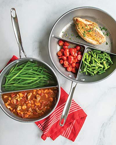 Nordic Ware 2-in-1 Divided Sauce Pan, Silver