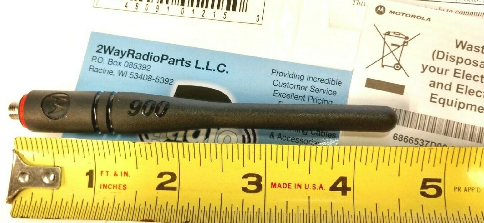 Real Motorola MotoTRBO UHF XPR7580 radio Belize Short Whip STUBBY 900 - 941 Mhz