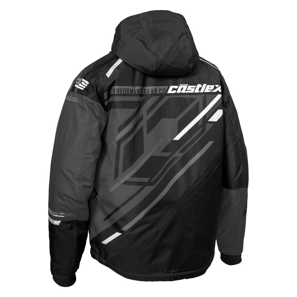 Castle X Men's React Jacket Snowmobile Winter Removeable Liner Floatation