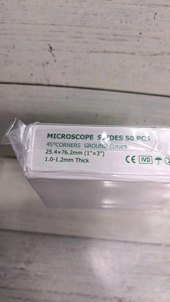 Microscope Slides and Covers, Pre-Cleaned Optical Glass, High Light...