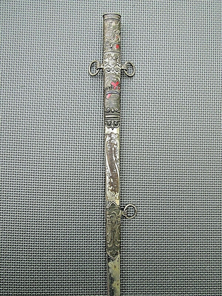 Antique Knights Templar Scabbard in case.