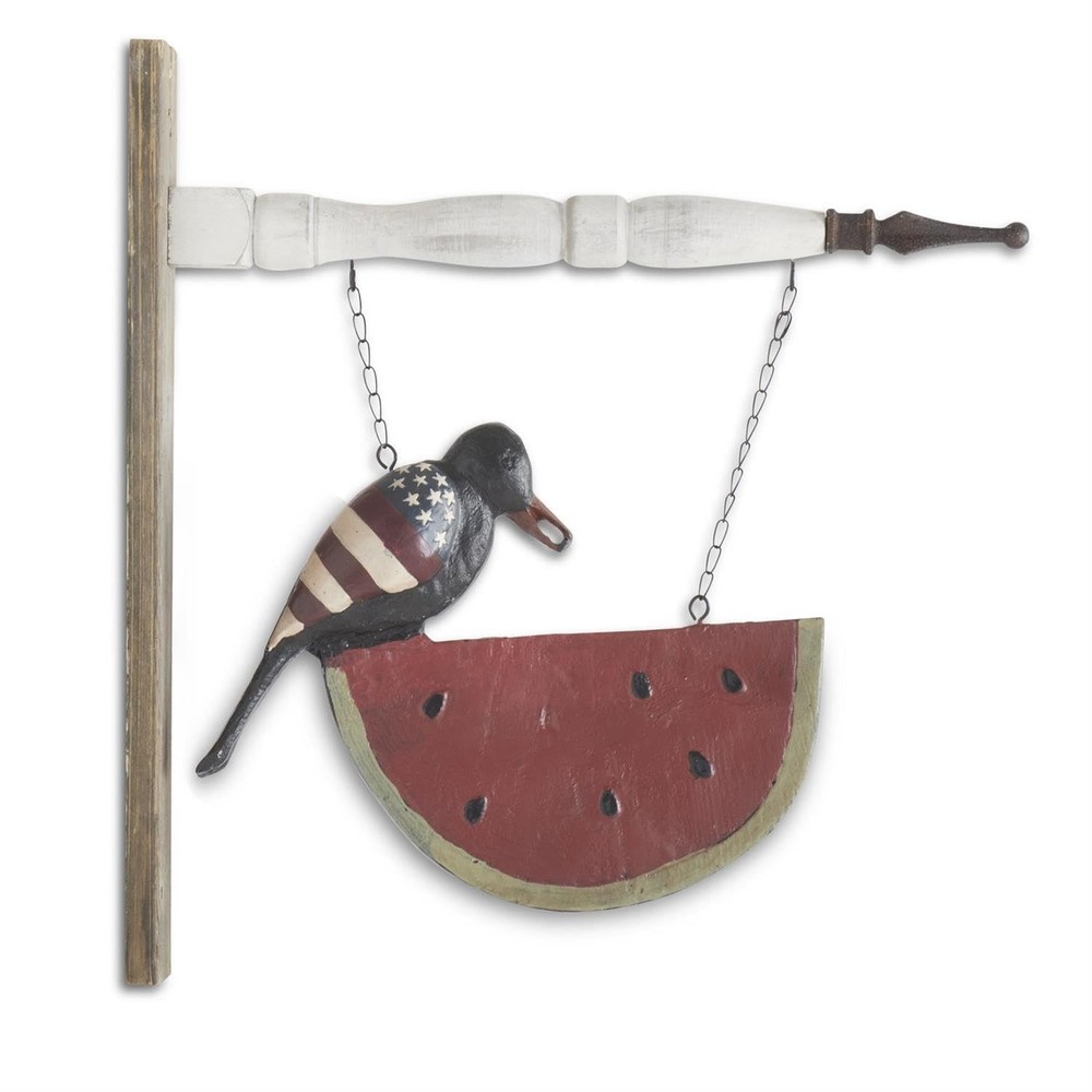 K&K Interiors Arrow Replacement Decorative Hanging Sign, Red