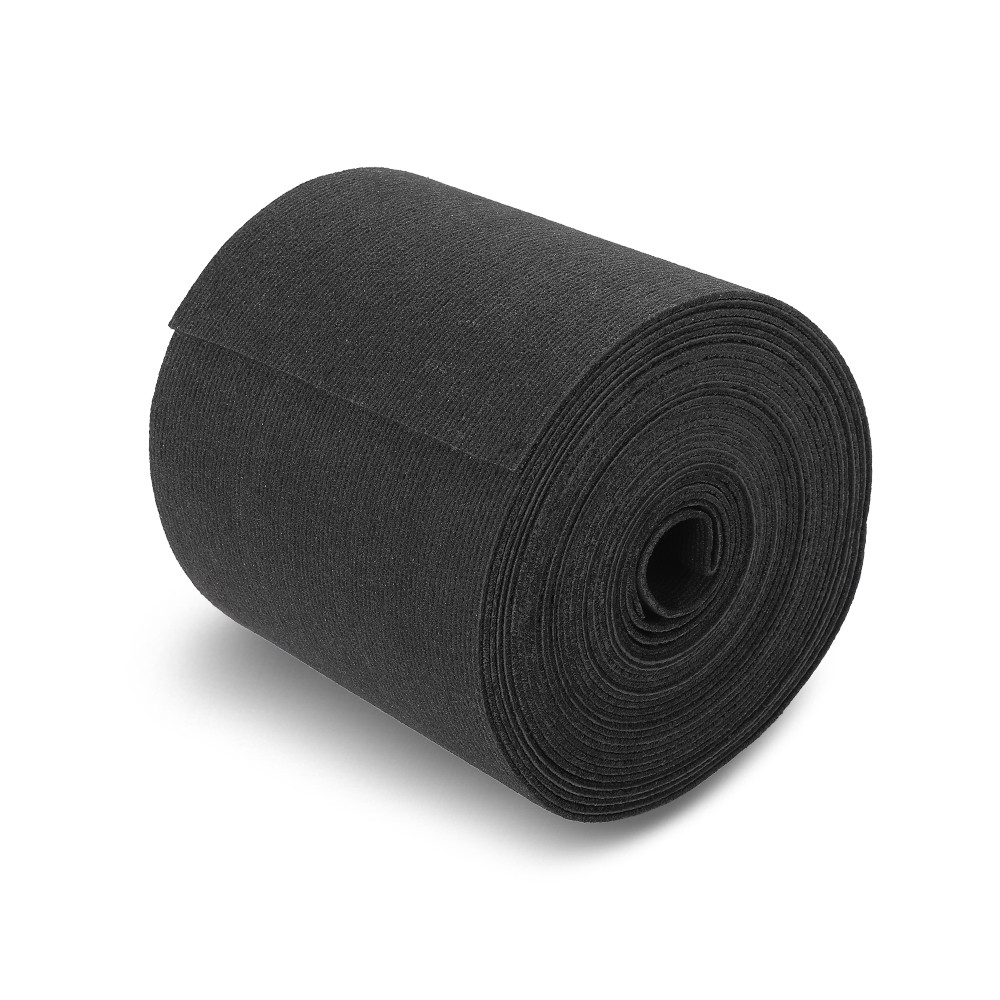 9" x 50' Ribbed Bunk Carpet / Marine Boat Trailer Runners / Outdoor - Black