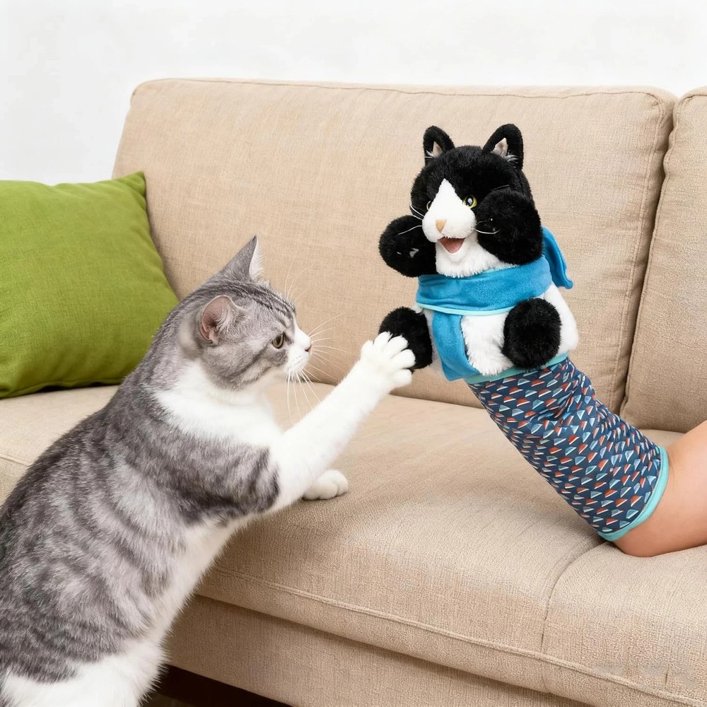 Kitty Karate Wrestler Protective Forearm Sleeve Kitten Interactive