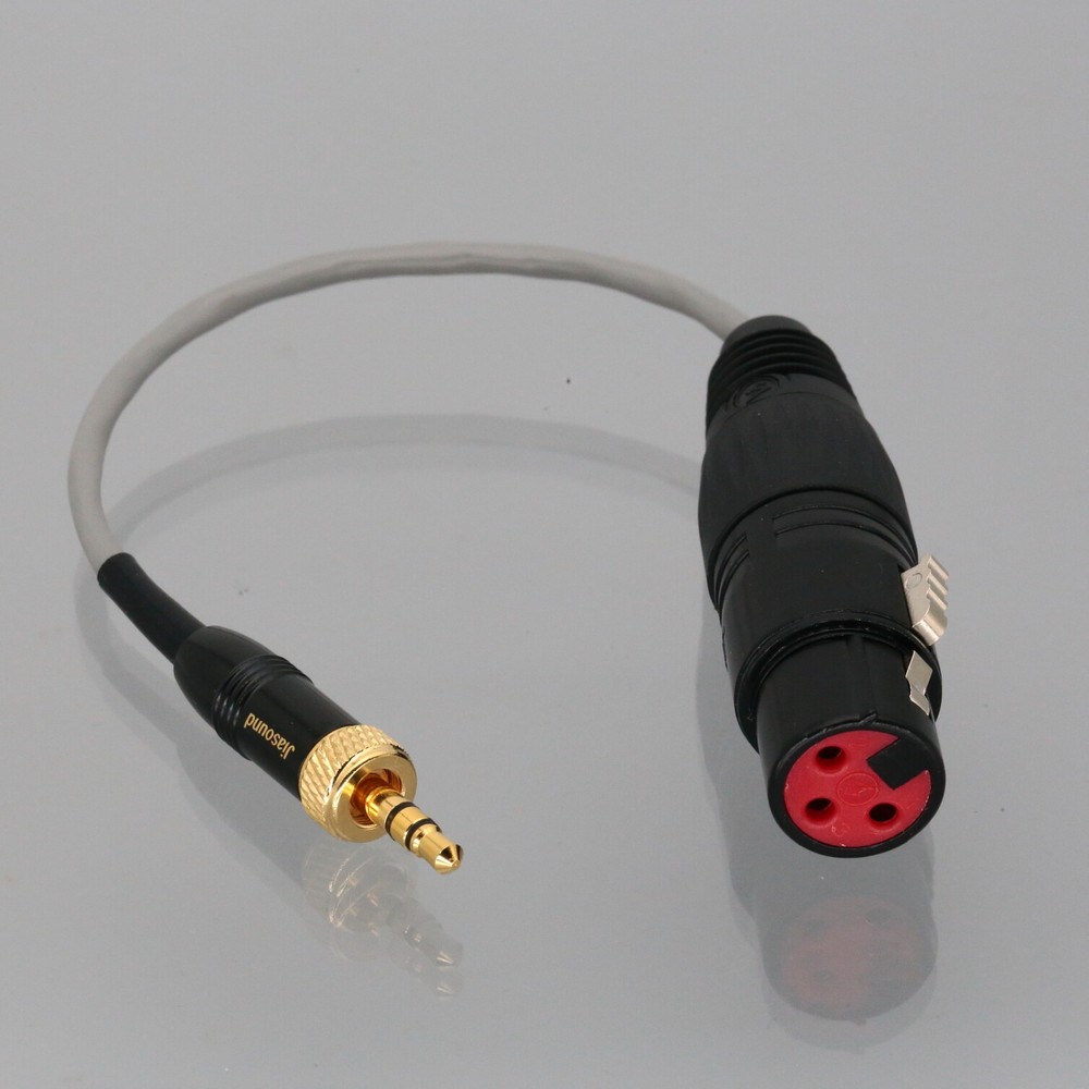 XLR 3Pin Female to 3.5mm Stereo Locking Male Cable Microphone Wireless system