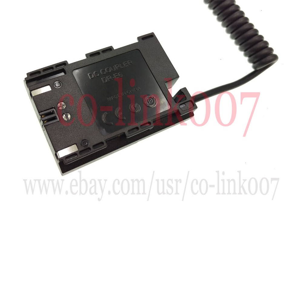 LP-E6 / DR E6 Dummy battery, DR E6 for 5D MarkII 7D 60D DSLRCamera