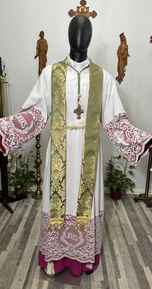 GREEN VESTMENT CHASUBLE & STOLE