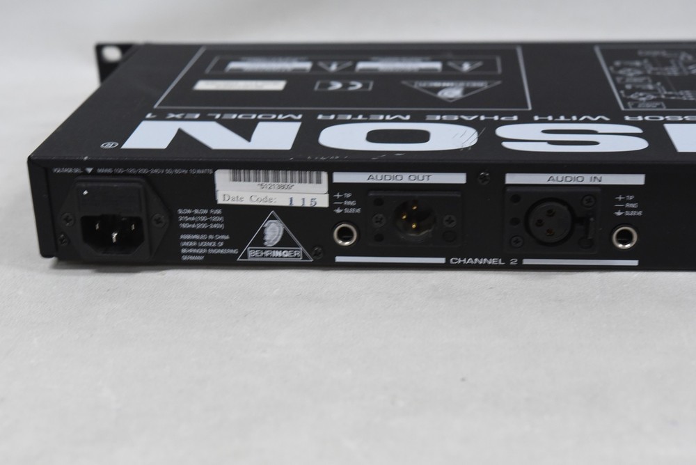 Behringer Edison EX-1 Stereo Image Processor Phase Meter Rack Mount Unit