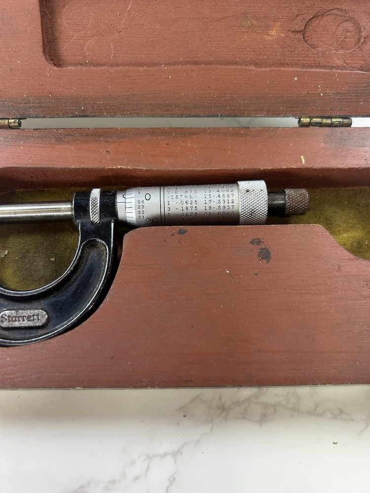 Micrometer 0-1 in Range Starrett No.436