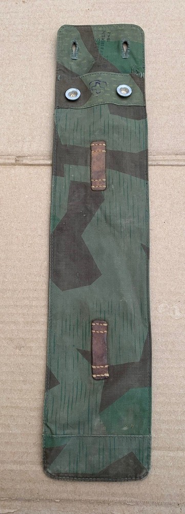 WWII Swiss Splinter Camo Pouch 1942 Dated