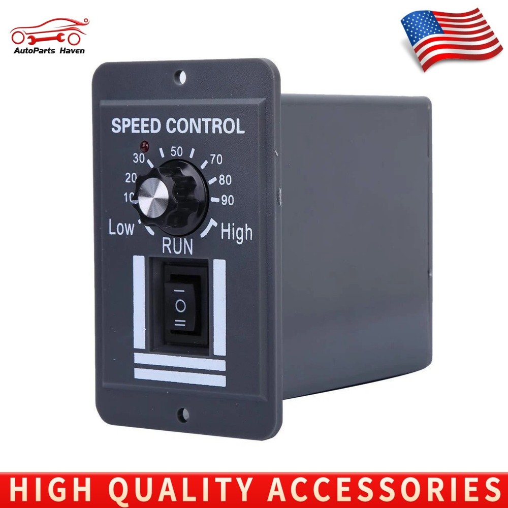 PWM DC Motor Speed Controller 12V 24V 36V 48V Variable Speed Switch Reverse USA