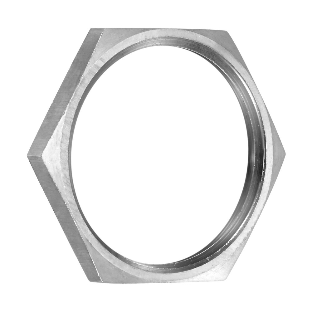 1-Pack Cast Pipe Fitting Hex Locknut, NPT1 1/4 Female Thread Hex Locking Nut