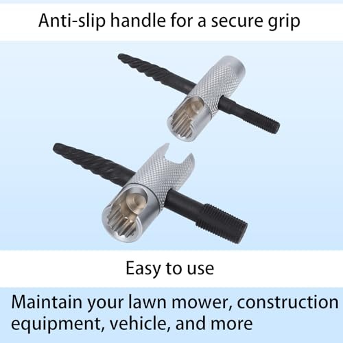 2pcs Grease Fitting Tool, 4-in-1 Zerk Fitting Tool for Installation Remover