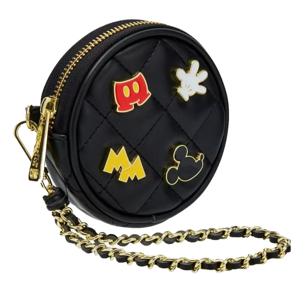 Loungefly Disney Mickey Mouse Icons Quilted Wristlet Coin Purse