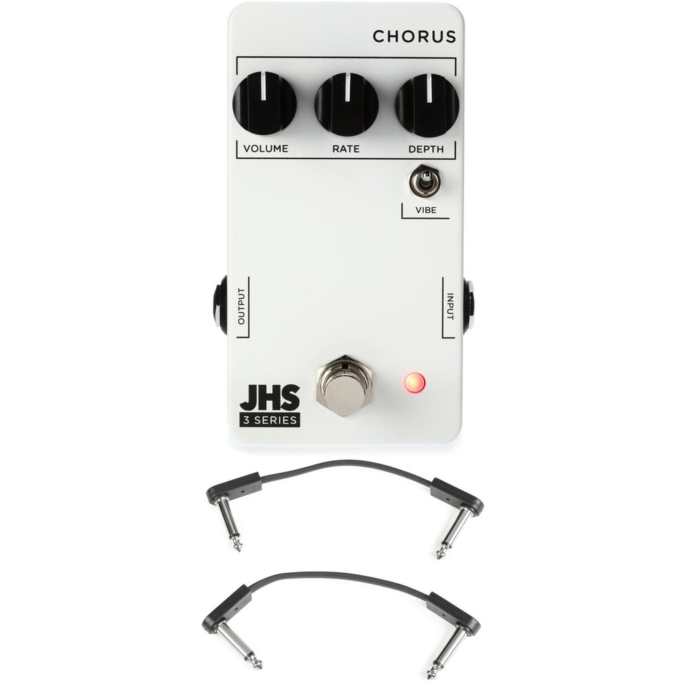 JHS 3 Series Chorus Pedal with EBS Patch Cables
