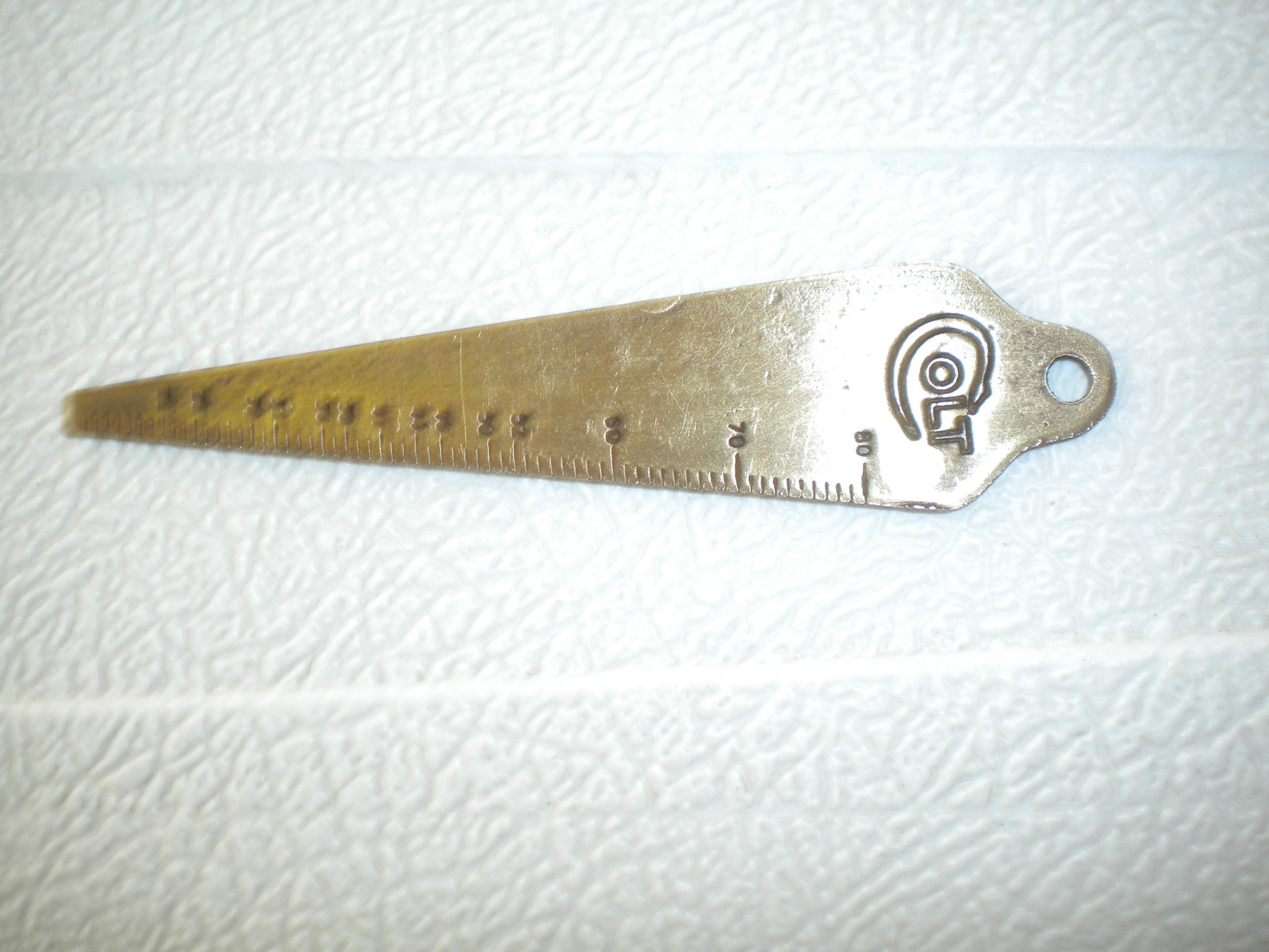 Colt firearms Brass gun bore guage advertising