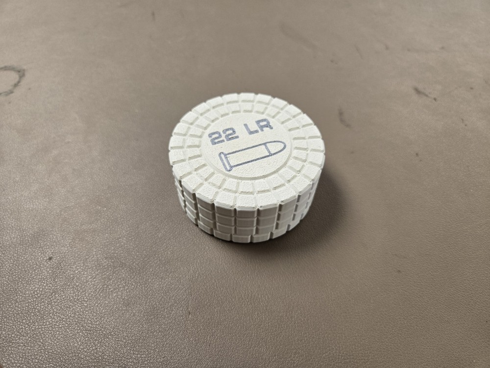 22LR, 55 Round, Ammo Storage Puck
